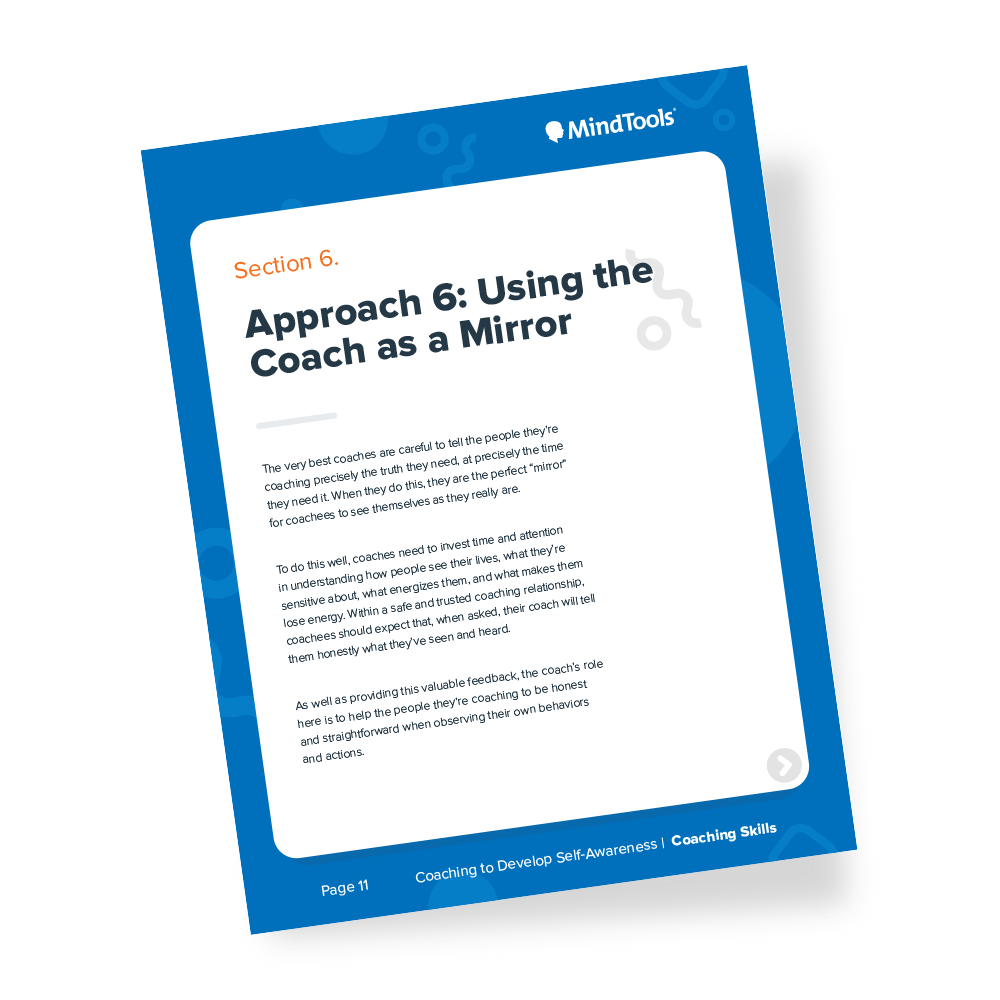 Coaching to Develop Self-Awareness Article Section 6