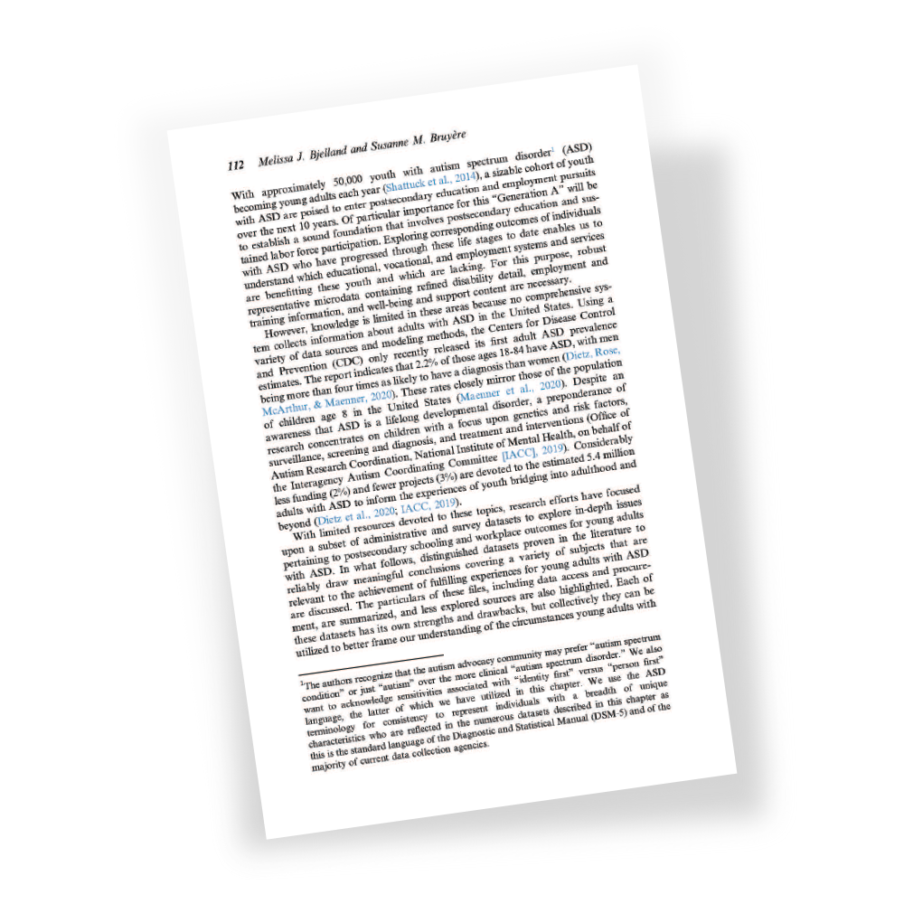 Generation A: Research on Autism in the Workplace