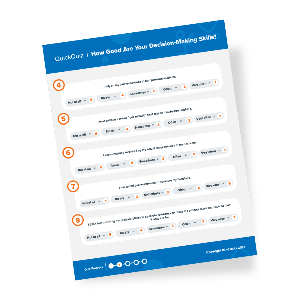 Decision Making Quick Quiz
