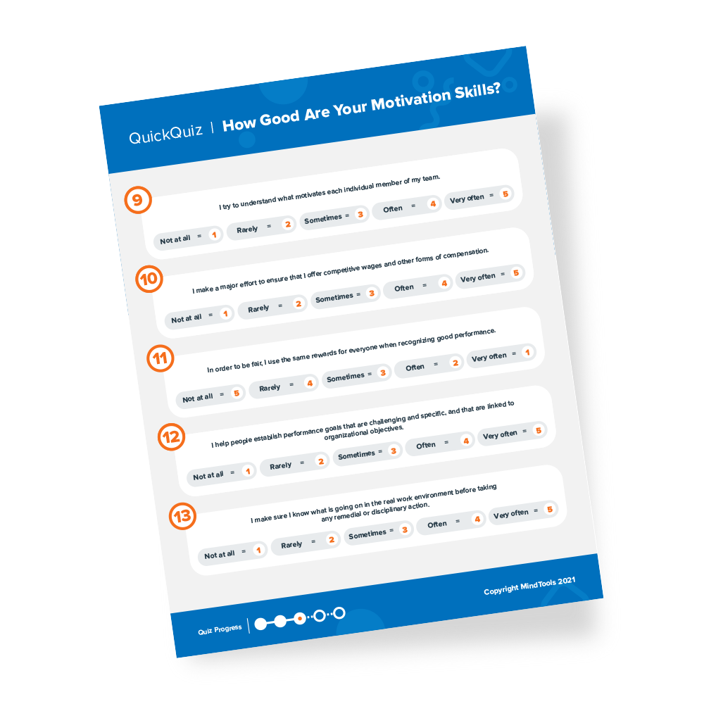 Motivation Skills Quick Quiz