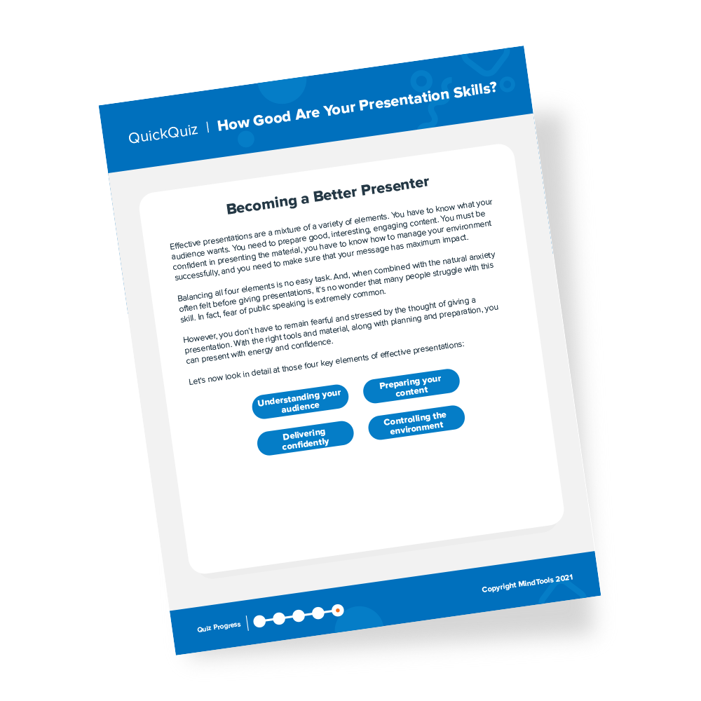 Presentation Skills Quick Quiz