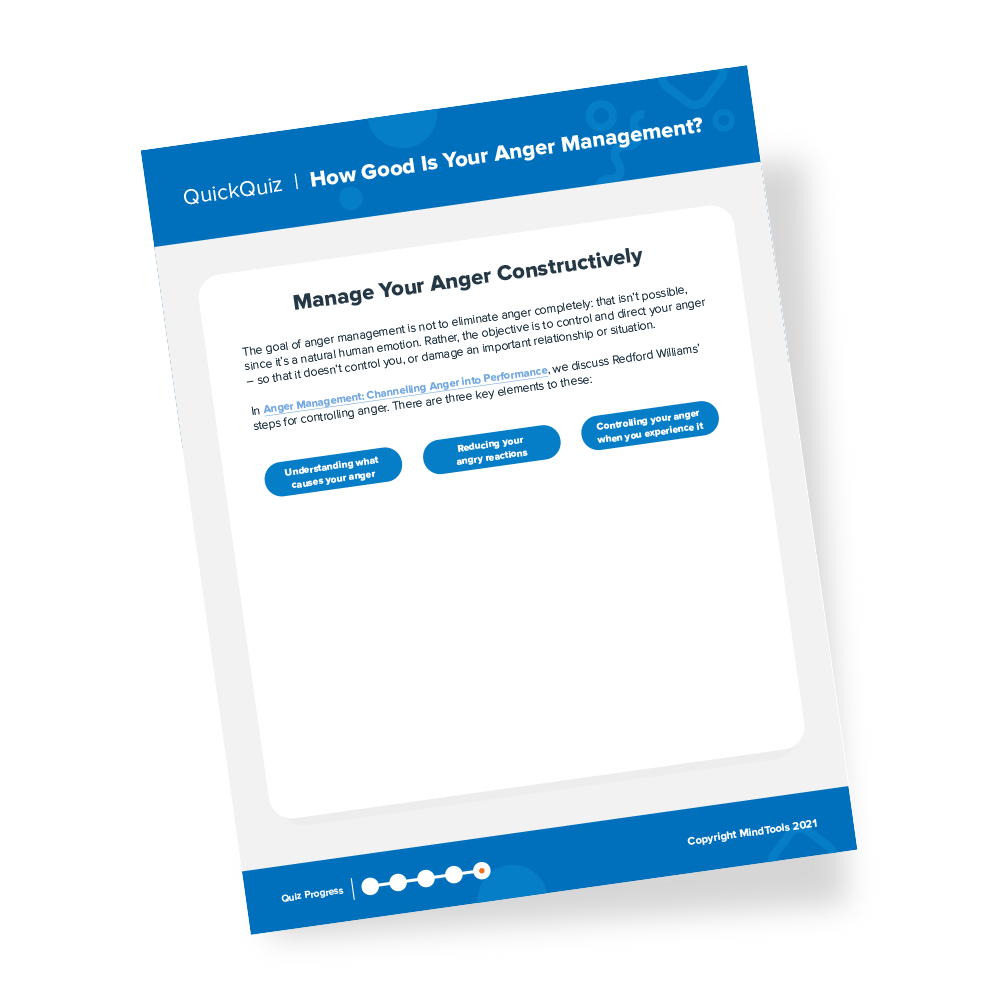 Anger Management Quick Quiz