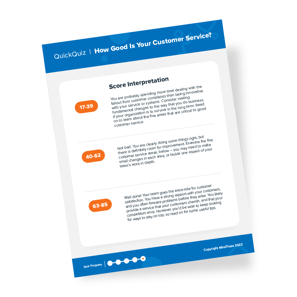 Customer Service Quick Quiz