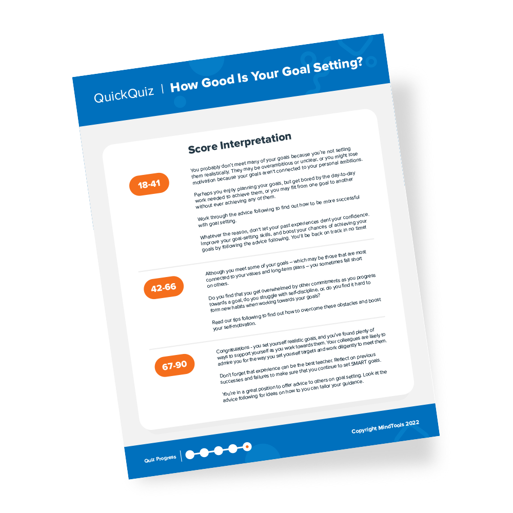 Goal Setting Quick Quiz