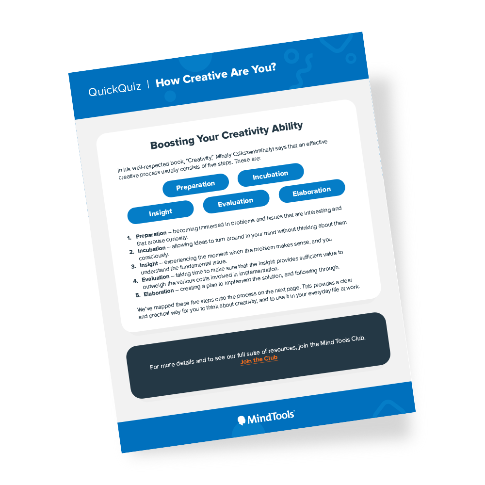 Creativity Quick Quiz