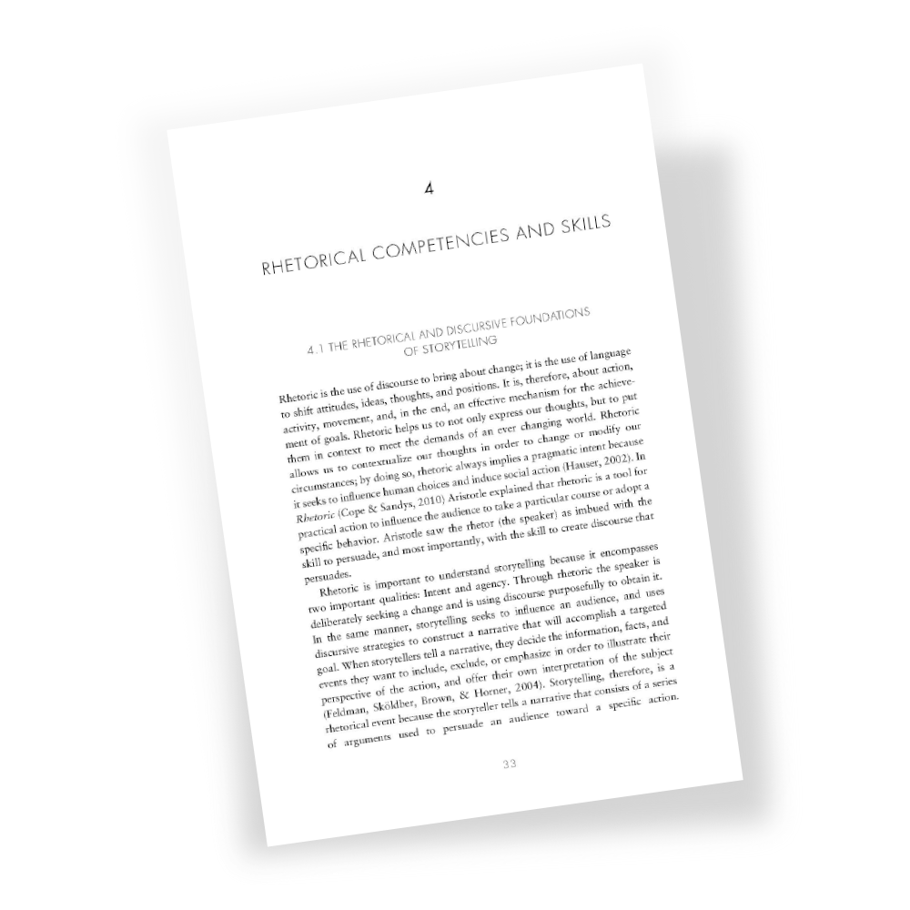 Knowledge Management and the Practice of Storytelling Chapter 4