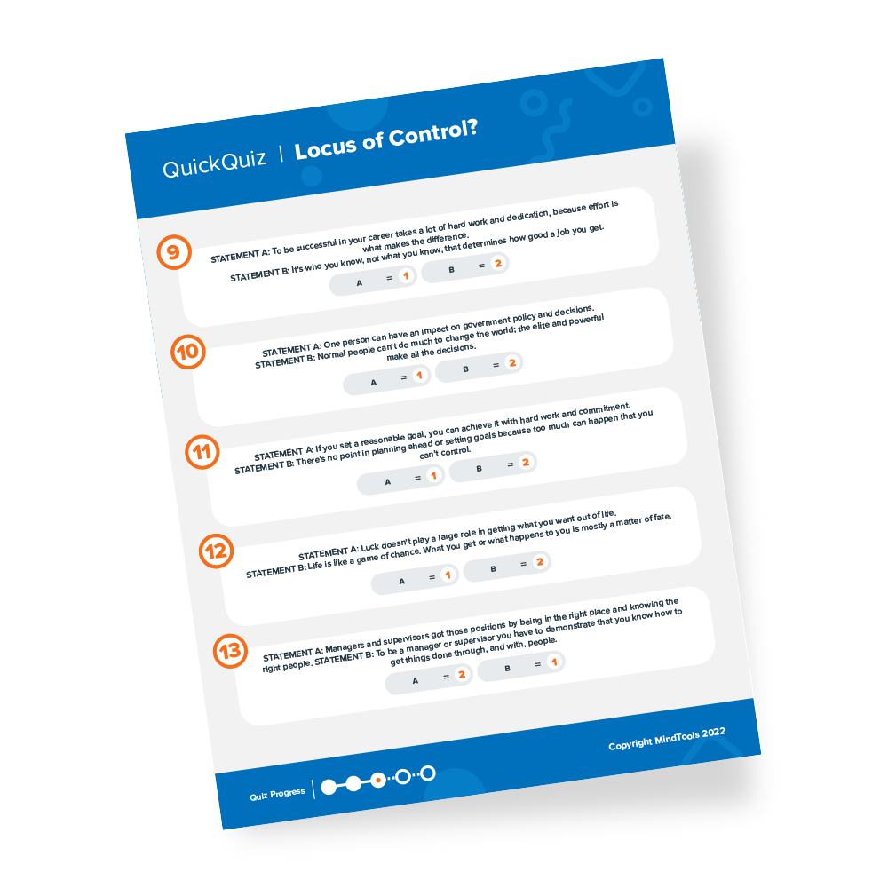 Locus of Control Quick Quiz
