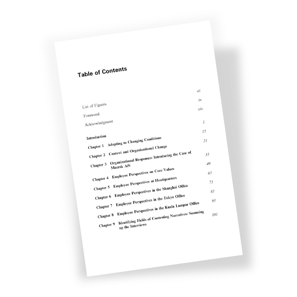 Navigating Corporate Cultures From Within Ebook Contents