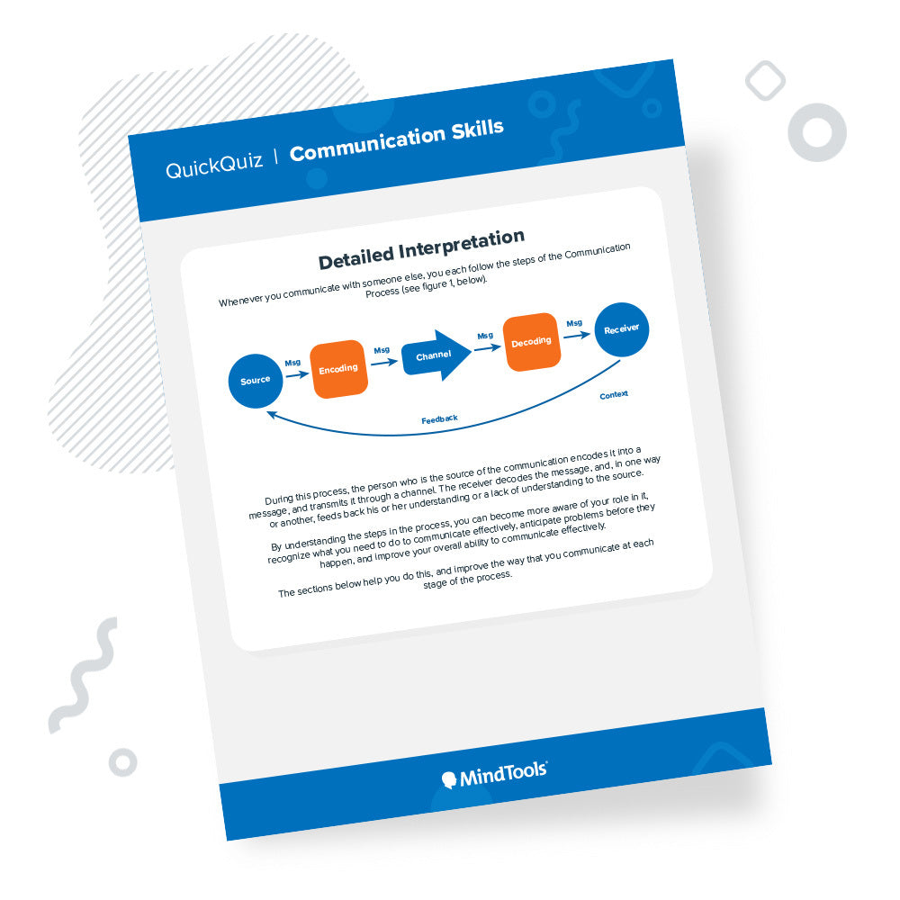 Communication Skills Quick Quiz