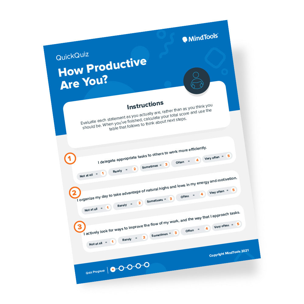 Productivity Quick Quiz