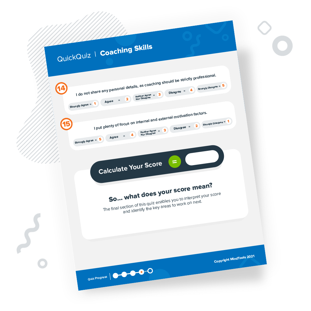 Coaching Skills Quick Quiz