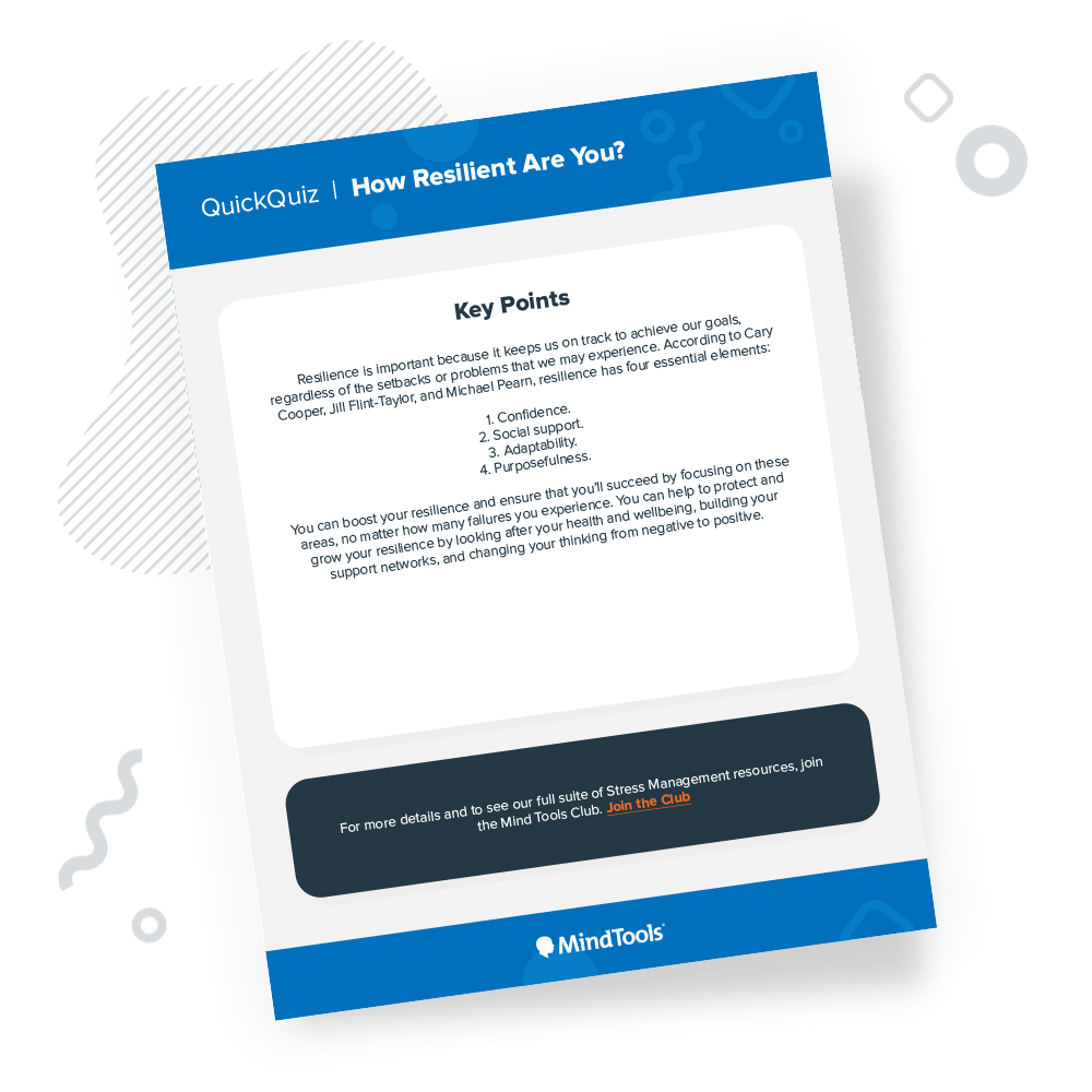 Resilience Quick Quiz
