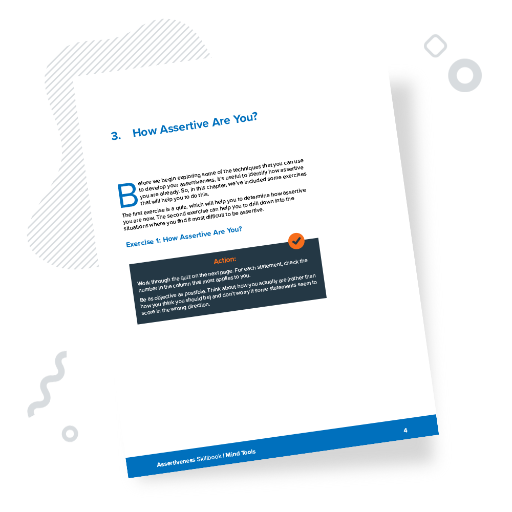 Assertiveness Skillbook Chapter 3