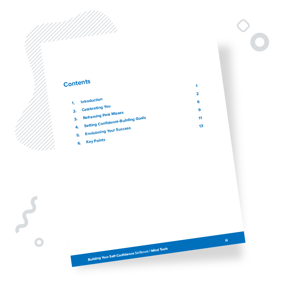 Building Your Self-Confidence Skillbook Contents