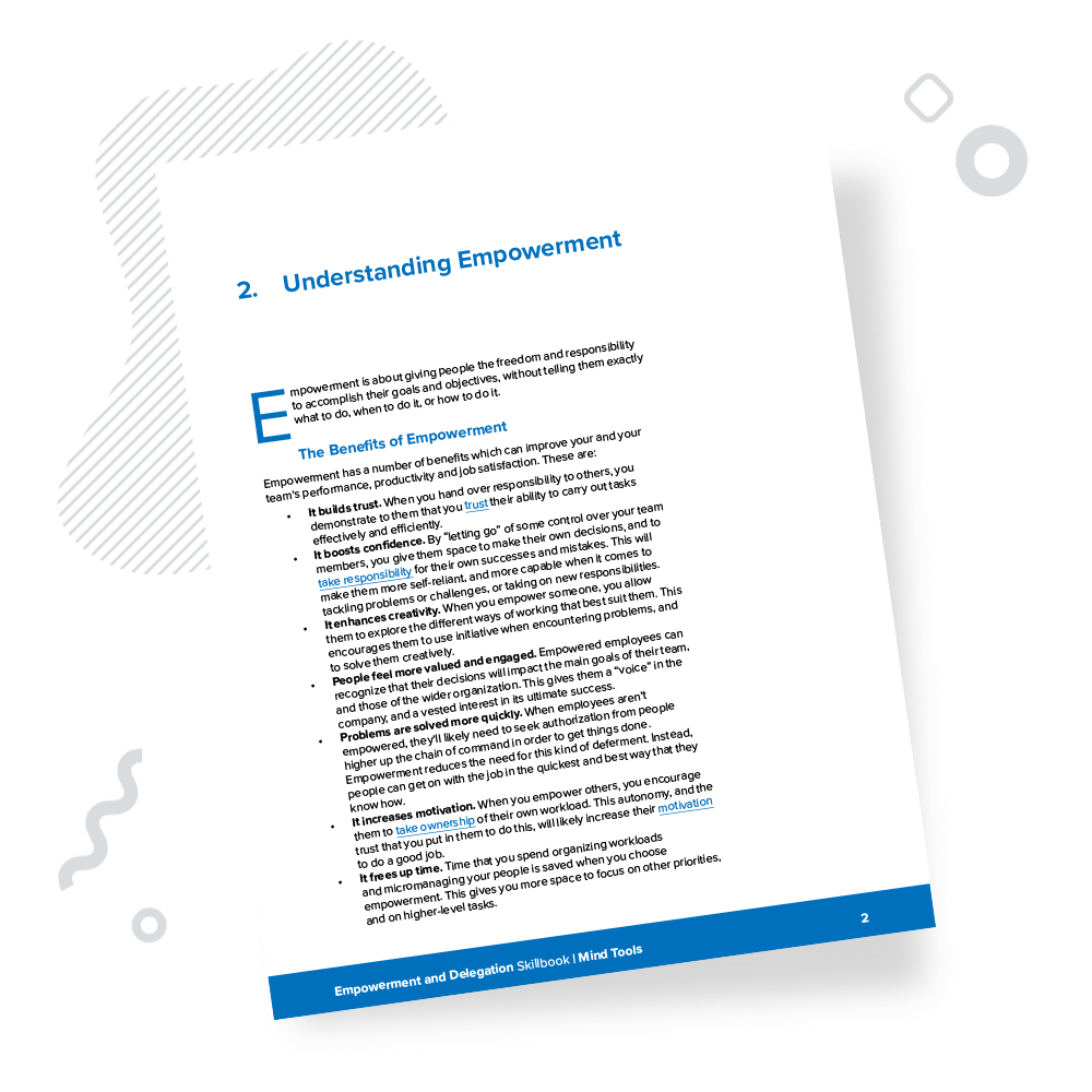 Empowerment and Delegation Chapter 2