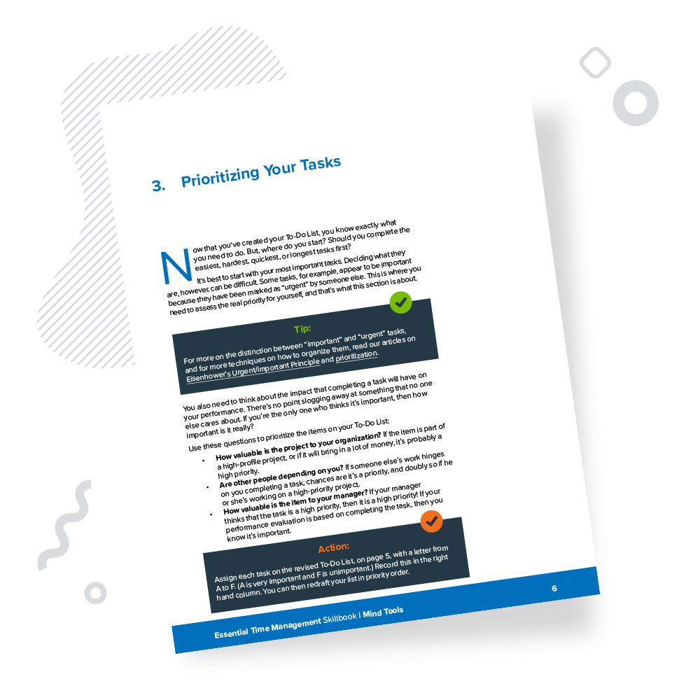 Essential Time Management Skillbook Chapter 3