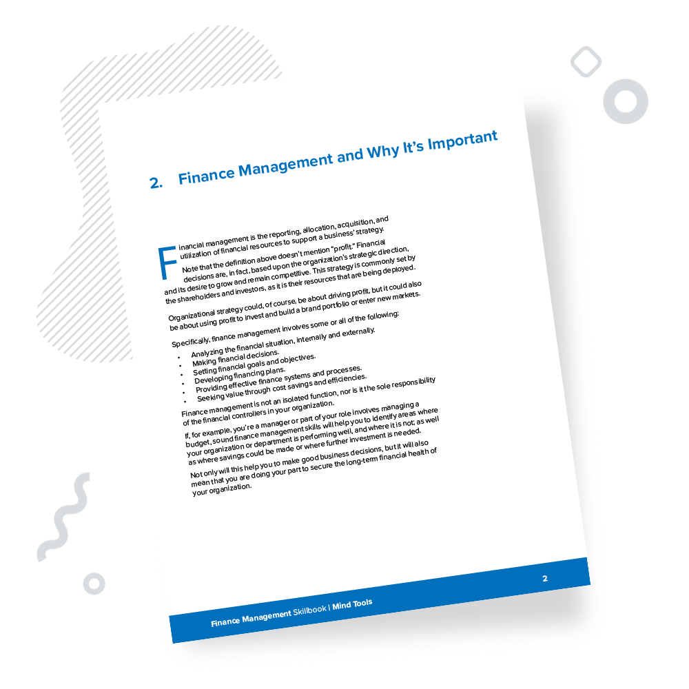 Finance Management Skillbook Chapter 2