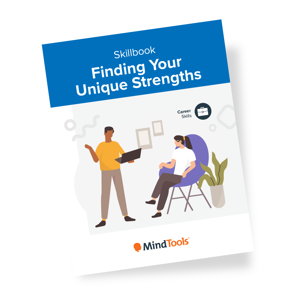 Finding Your Unique Strengths Skillbook Front Cover