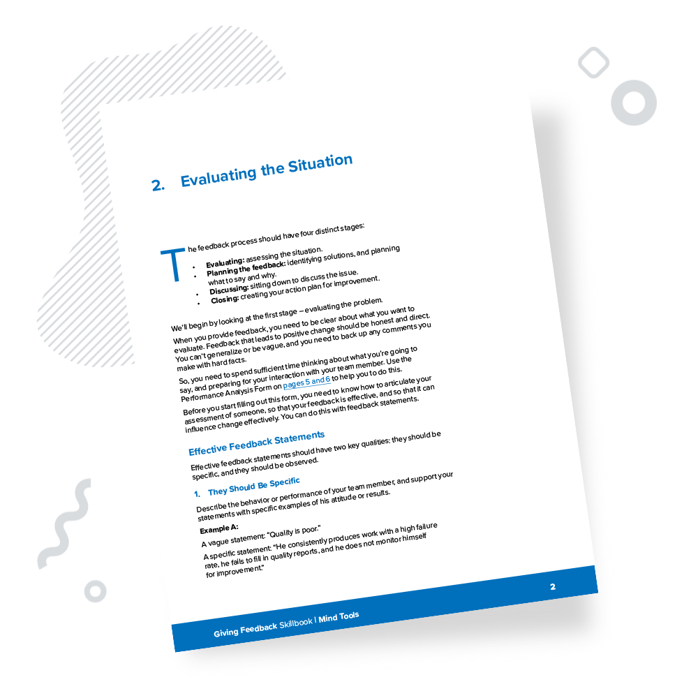 Giving Feedback Skillbook Chapter 2
