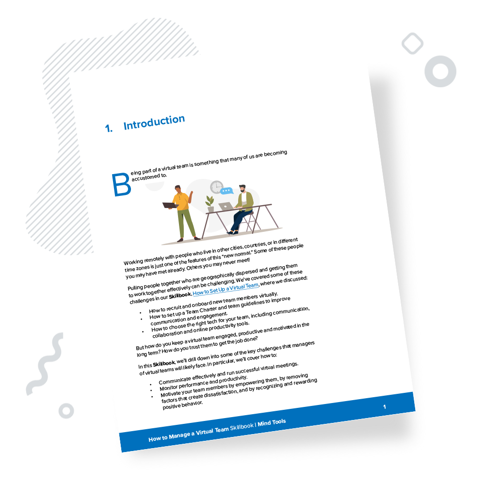 How to Manage a Virtual Team Skillbook Introduction