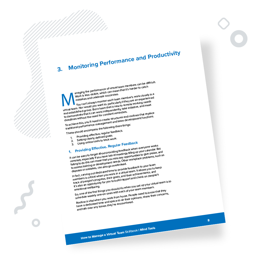 How to Manage a Virtual Team Skillbook Chapter 3