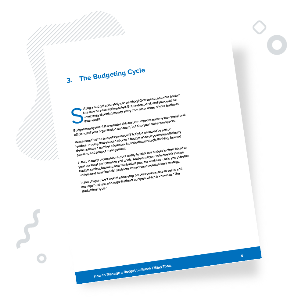 How to Manage a Budget Skillbook Chapter 3
