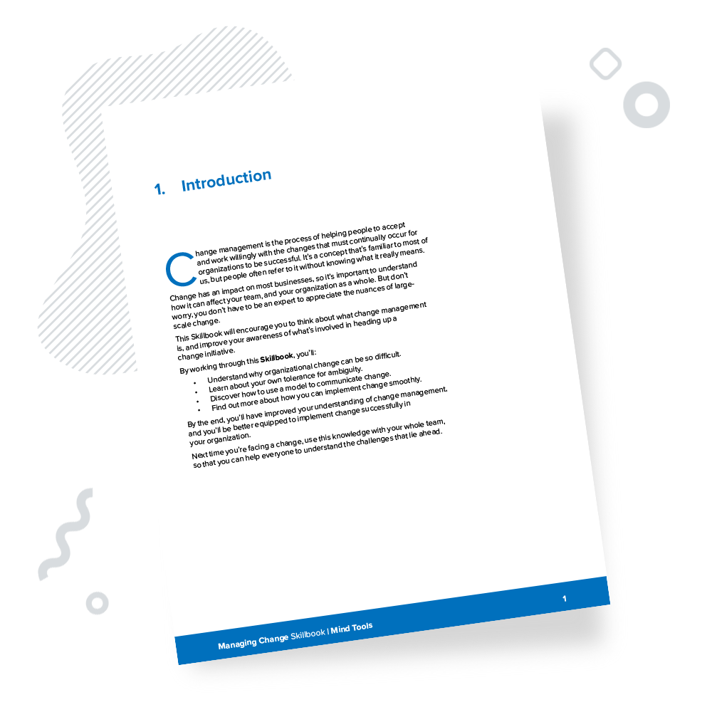 Managing Change Skillbook Introduction