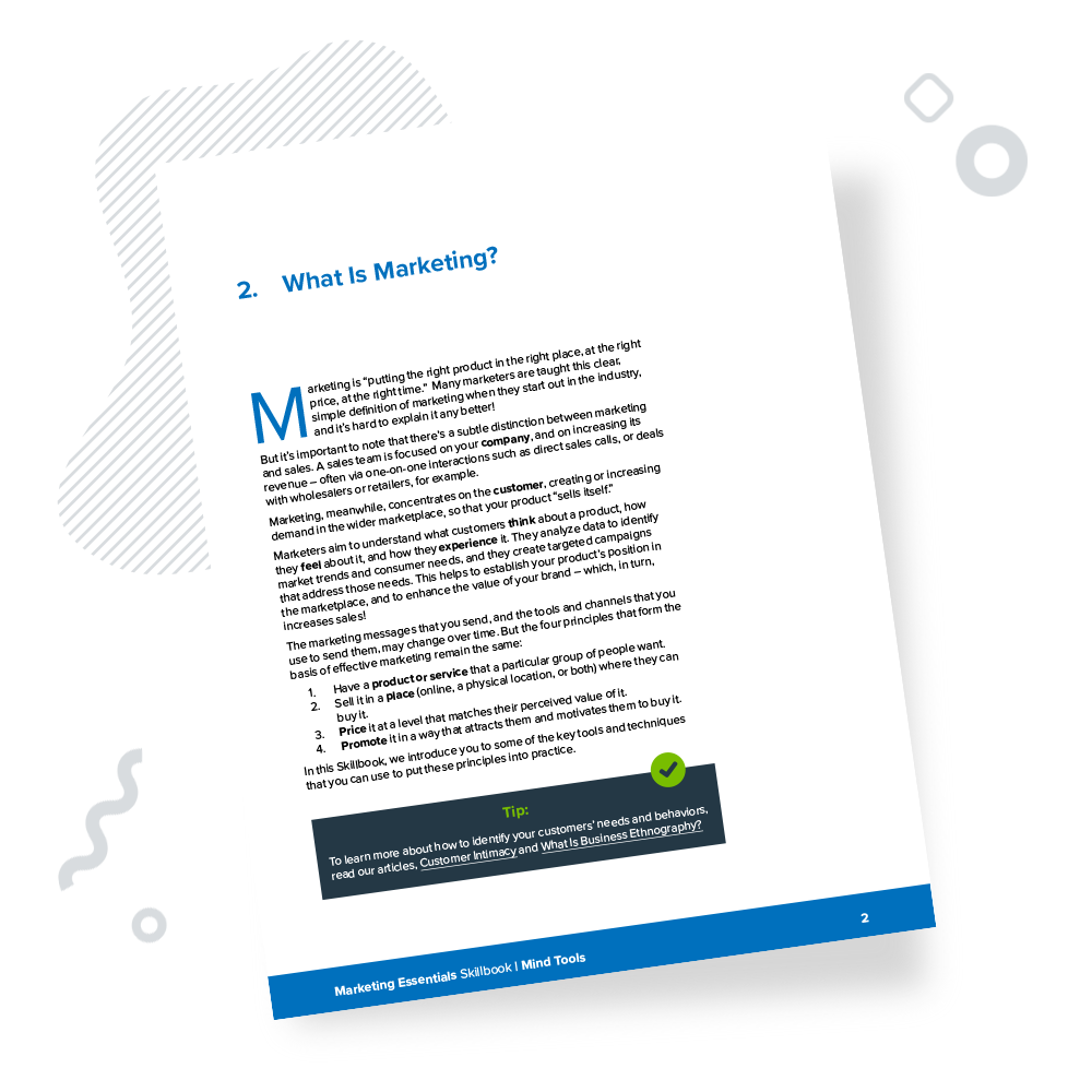 Marketing Essentials Skillbook Chapter 2