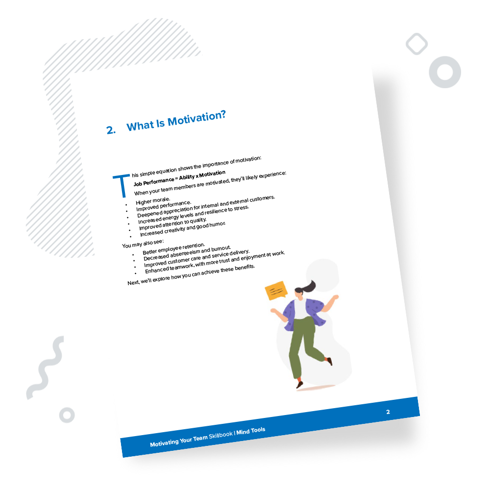 Motivating Your Team Skillbook