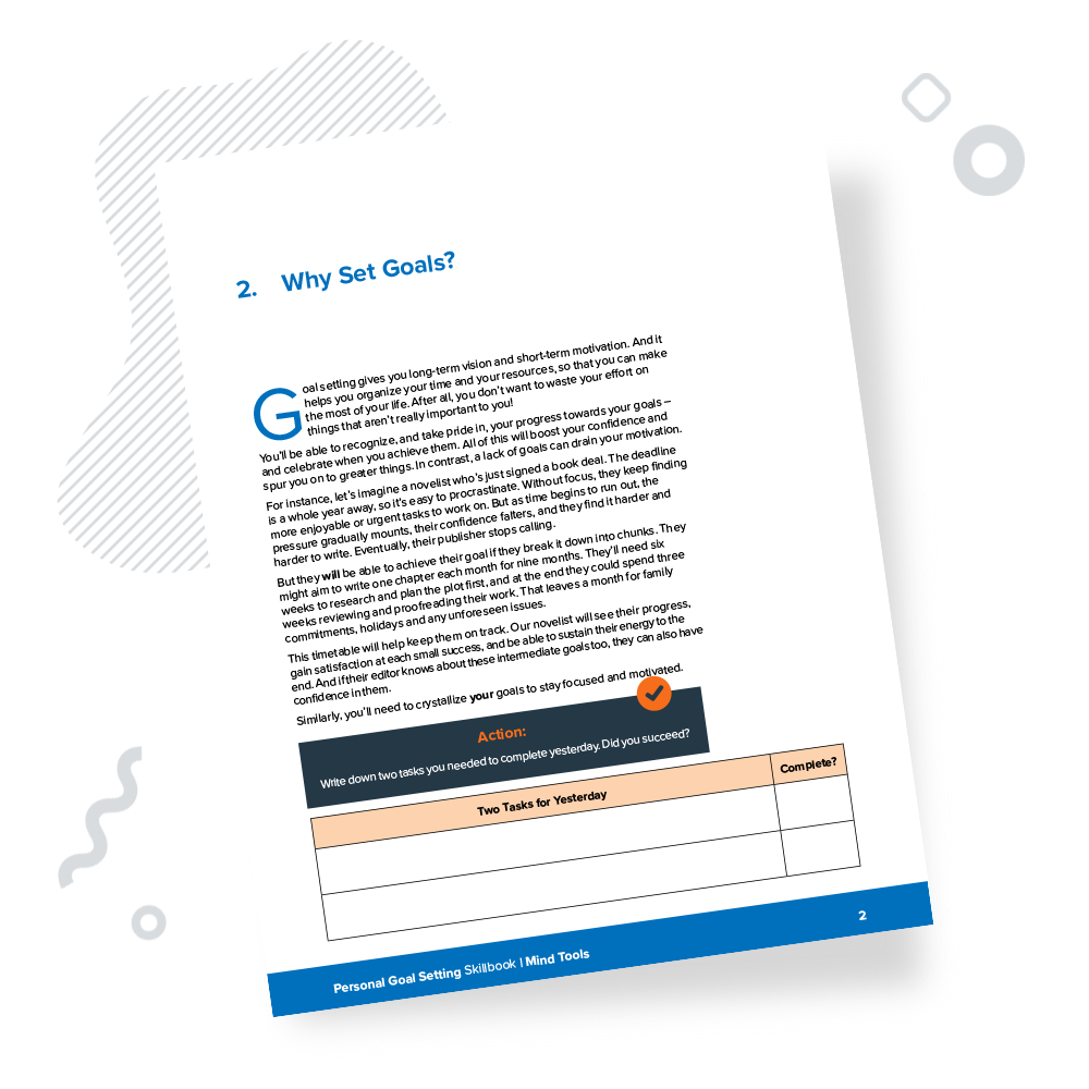 Personal Goal Setting Skillbook Chapter 2