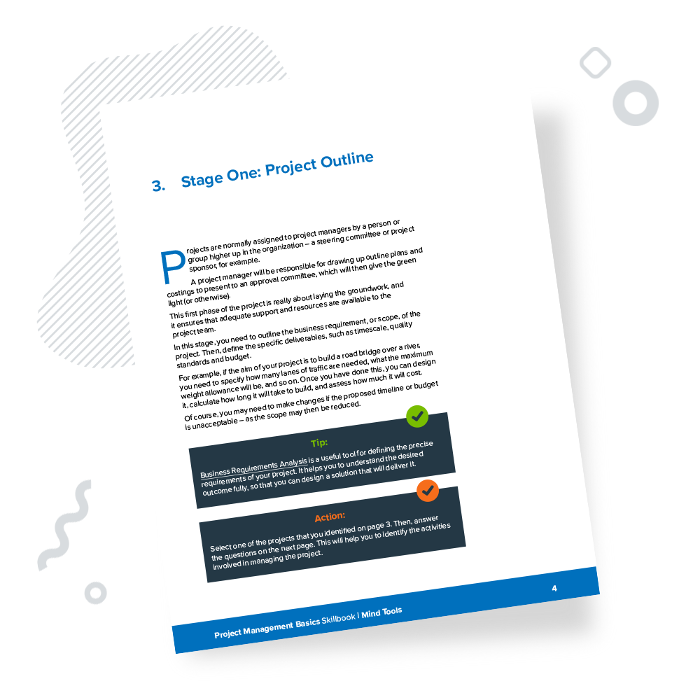 Project Management Basics Skillbook Chapter 3