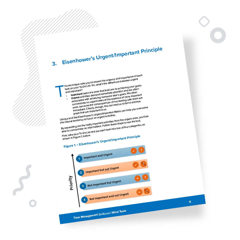 Time Management Skillbook Chapter 3