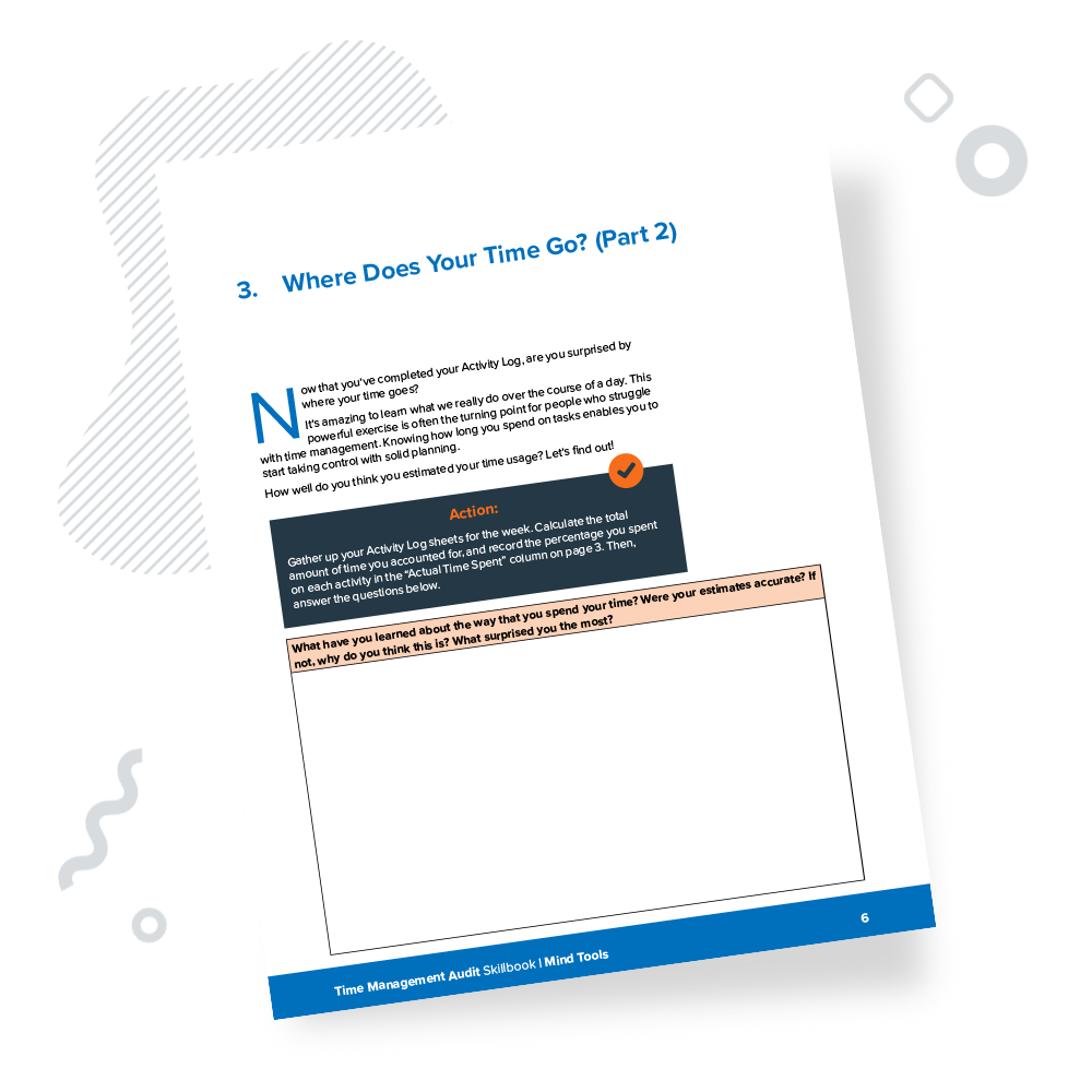 Time Management Audit Skillbook Chapter 3