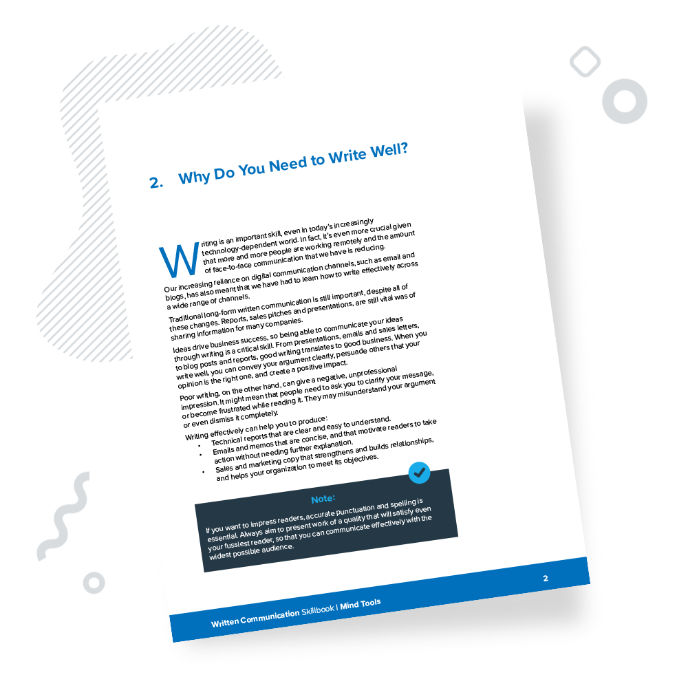 Written Communication Skillbook Chapter 2