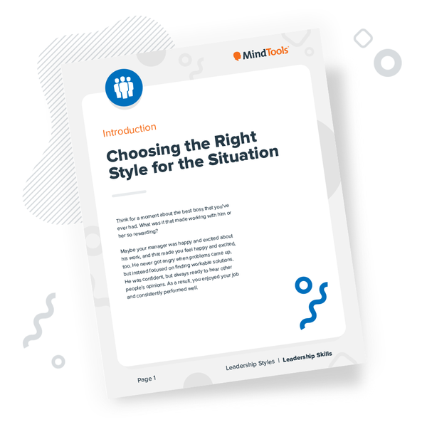 Six Emotional Leadership Styles Mind Tools Store