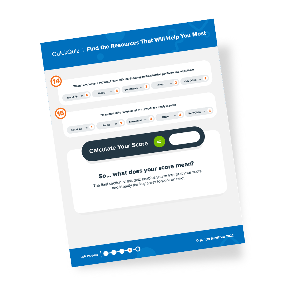 Test Your Skills Quick Quiz | Mind Tools Store - Mindtools