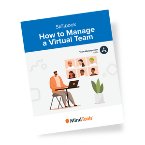 How to Manage a Virtual Team Skillbook Front Cover