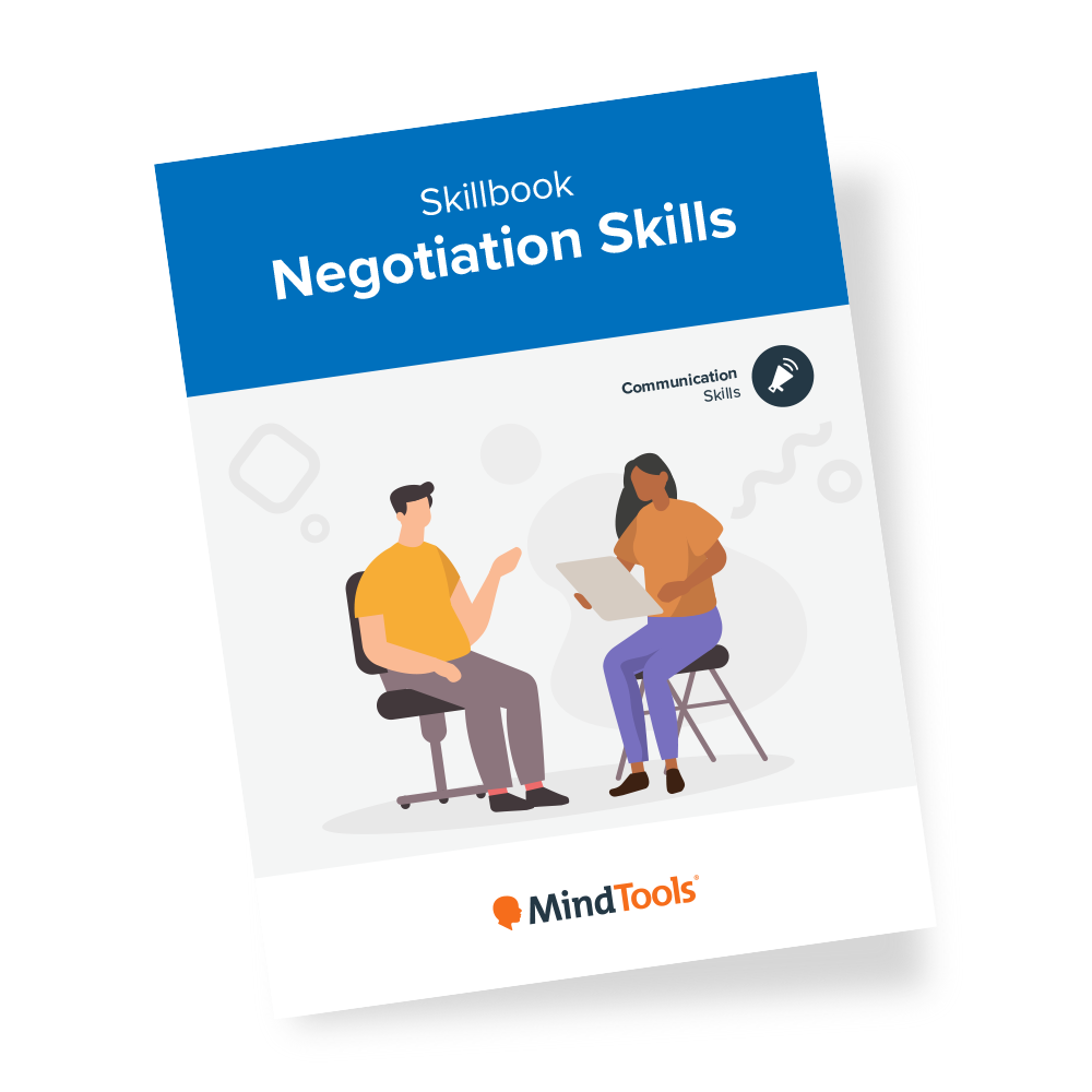 Negotiation Course Book Negotiation Skills Skillbook | Mind Tools Store - Mindtools