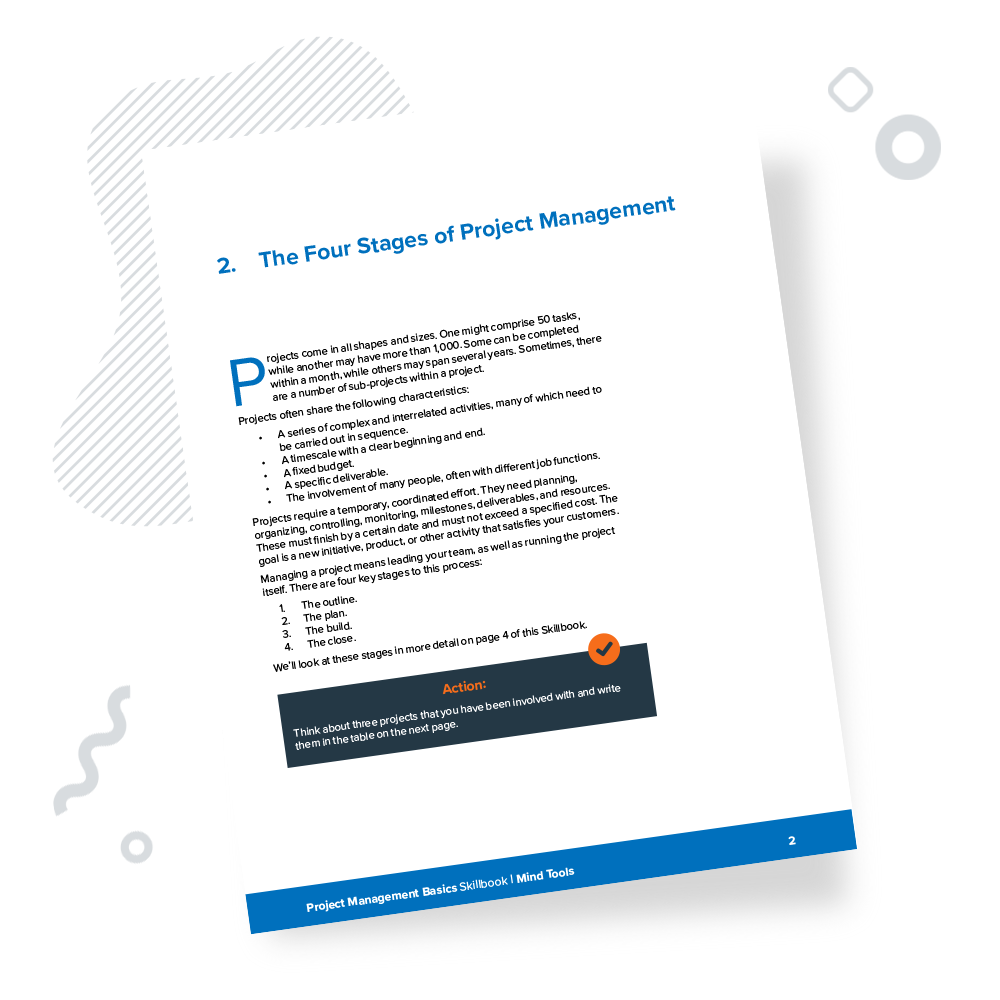 Project Management Basics Skillbook Chapter 2