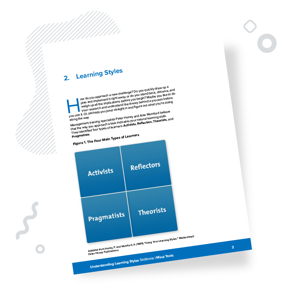 Understanding Learning Styles Skillbook Mind Tools Store Mindtools understanding-learning-styles-skillbook-mind-tools-store-mindtools